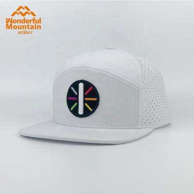 China Factory COMMON Hot Selling Original 5 Panel Cotton Snapback Rope Hat Custom White Camouflage Flat Bill Hats With String for sale