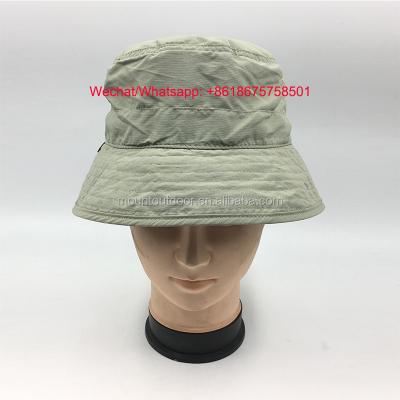 China Character Fishing Bucket Hat Dongguan Factory Custom Logo Foldable Hat With A Storage Bag for sale