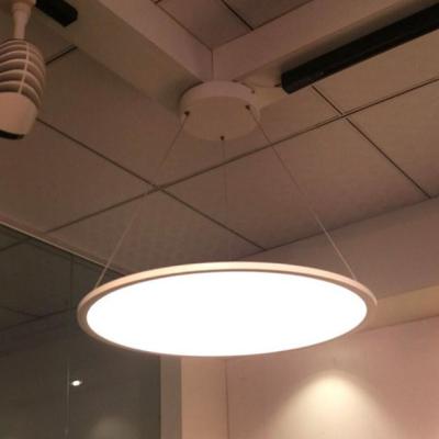 China Modern large size 72W 600mm 800mm 1000mm dimmable 1200mm round pendant led ceiling panel light for sale