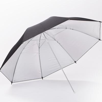 China Reflective Soft Lightweight Umbrella Photography Umbrella Outside Black Inside Silver Photography 33inch Lightweight for sale