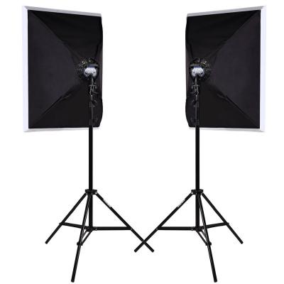 China TD-140 Highly Reflective Particle Cloth 2 Set Photographic Light Studio For Portrait Goods Shooting Light for sale