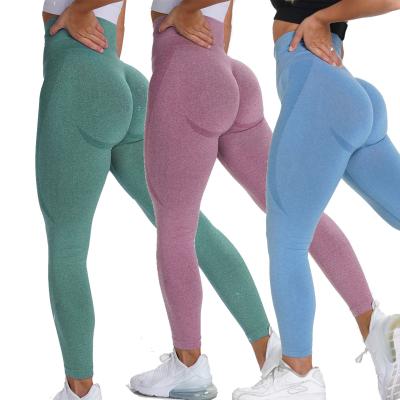 China Wholesale QUICK DRY Compression High Stretch Comfort Soft Waist Women Butt Lift Up Seamless Gaiters for sale