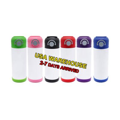 China Sustainable High Quality Wholesale Cheap Water Bottle For Kids Sublimation Water Bottle Kids Tumbler Us Warehouse for sale