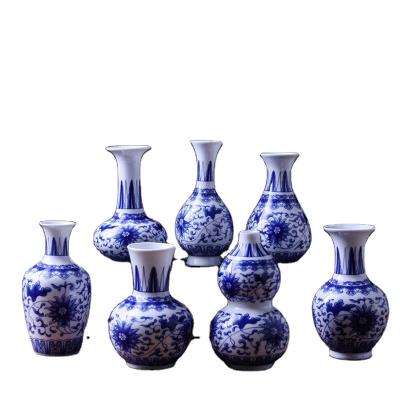 China Rustic Factory Sale Vase Blue And White Blue And White Vases Blue And White Porcelain Vase for sale