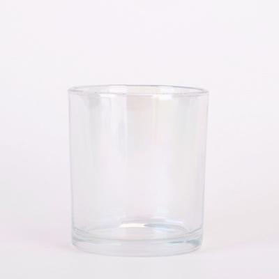 China Home Decoration Factory Directly Sell Glass Jar 100ml 200ml 300ml Glass Candle Cup For Home Deco High Quality Round Glass Candle Jar for sale