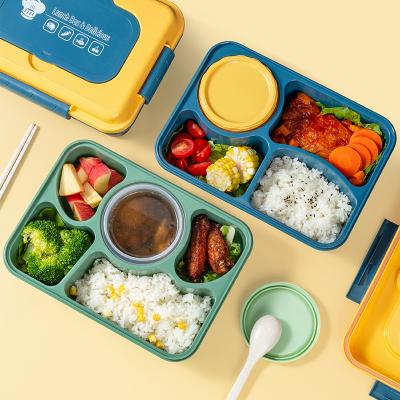 China Microwavable Professional Supplier Grid Bento Box Bento Lunch Box Bento Box Printing for sale