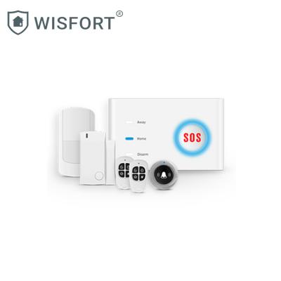 China Smart WiFi Anti Theft And GSM Home Security System Anti Theft Burglar Alarm System for sale