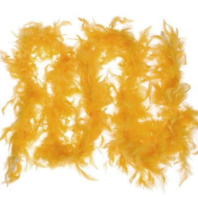 China Wholesale Feature Excellent Quality Boas 2Y Feather Boa,Night Dress For Fancy Party/Yellow Feather Boa for sale