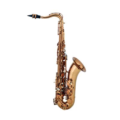 China Beautiful professional cognac F# tenor saxophone high for sale