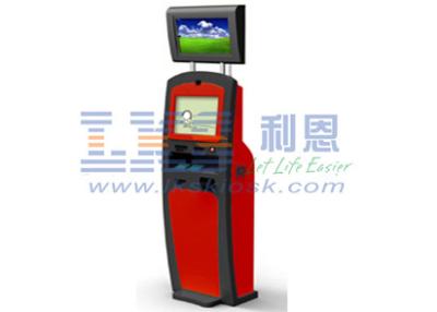 중국 Self Check-in Payment Dual Screen Kiosk With Cheque Scanner / Acceptor ID Scanner 판매용