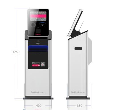 China 9.7 inch Self-Serve Kiosk/Mini Payment kiosk with/without Cash Dispensser,Ticket vending Kiosk to sell ticket fast Te koop