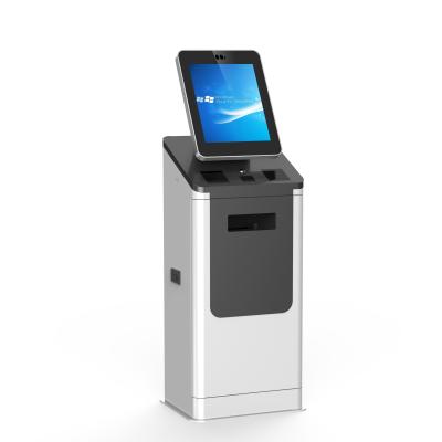 China Hotels Self Check In Kiosks With Passport Scanner Key Encode Card Dispenser for sale