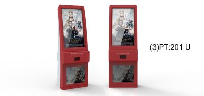 China Self Ticket Vending Machine IR / SAW / Capacitive Touch Screen RFID Card Reader for sale