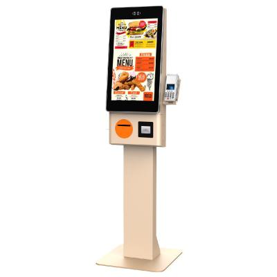 China Wholesale Card Payment Terminal Machine With Printer And Card Reader Self Service Food Ordering Kiosk for sale