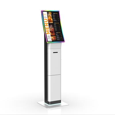 China Self Ordering Kiosk With POS Terminal For Restaurant And Store, Fast Food Order Kiosk for sale