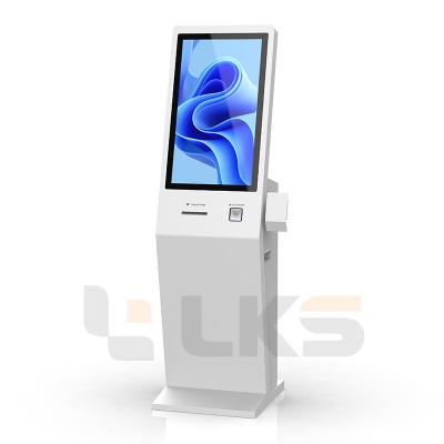 China Capacitive Touch Screen Self Service Kiosk Machine for Visitor Registration and Payment for sale