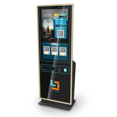 Cina Floor Standing Bill Payment Tickets Advertising Screen ATM Hospital Kiosks With TFT LCD Display in vendita