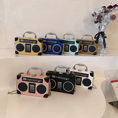 China Others New fashion frosted camera bag personality trend portable messenger box handbags ladies purses cross body bags for sale