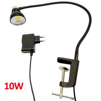 China 110V/220V 10W Contemporary Gooseneck Led Clip Lamp for sale