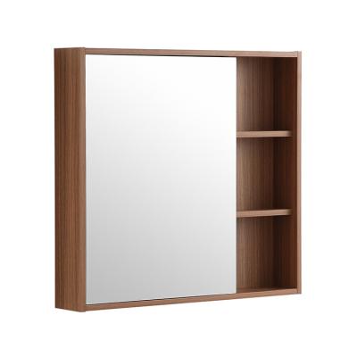 China High Performance Durable Red Wood Color Cost Bearing Mirror Wall Mounted Cabinets for sale