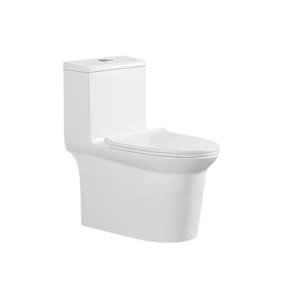 China Ceramic Siphonic Cistern Bathroom Ware Sleek Design Wc Concealed One Piece Toilet for sale