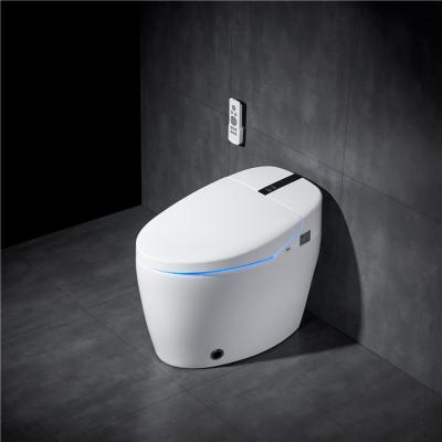 China Cheap High Quality Stylish Hidden Tank No Water Tank Design Spray Siphon Ceramic One Piece Smart Smart Toilet for sale