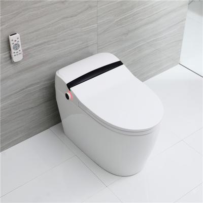 China Wholesale tank bathroom closestool hidden automatic flushing WC remote control intelligent smart toilet for sale