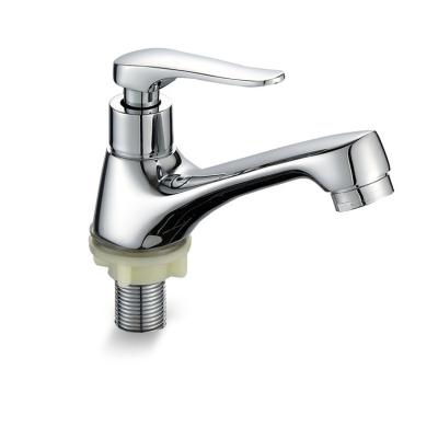 China High Grade Faucets Durable Single Cold Basin Faucet Metered Brass Material Faucet for sale