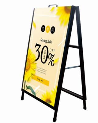 China interior & Outdoor Advertising 2021 Hotsell A Sign Frame Outdoor Poster Stand Holder for sale