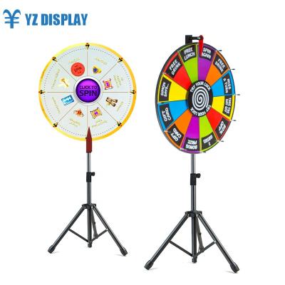 China Supermarkt 24 Inch Floor Standing Fortune Fortune Shopping Wheel Professional Wheel for sale