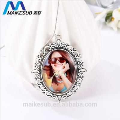 China Fashion CLASSIC Jewelry Necklace Metal Blanks Sublimation New Arrivals Pendant Necklace As Small Gift for sale