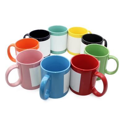 China Sustainable Square Blank Printing Sublimation Mugs Photo With Bright Custom Printed Mugs for sale