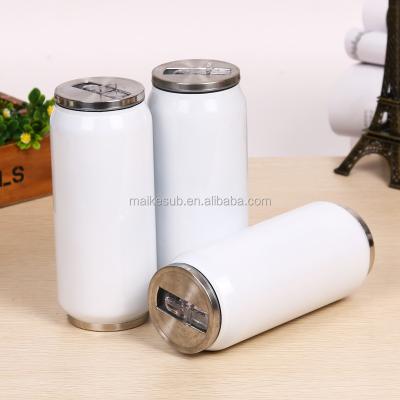 China 500ml Sublimation Stainless Steel Coca Cola Tins Sublimation Sustainable Cola Box Can Steel for sale