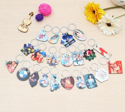 China China Wholesale Sublimated Wood Material Photos Customized Key Chain Key Chain for sale