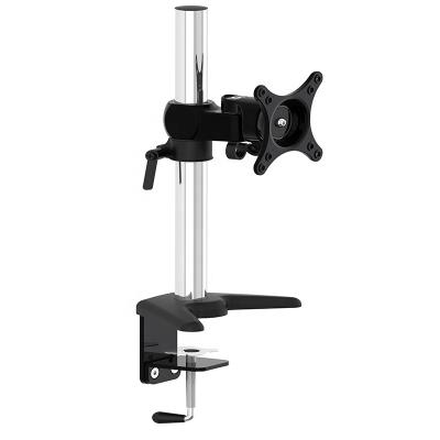 China Steel+plastic Height Adjustable Monitor Desk Mount Bracket Monitor Stand Riser VM-D05 for sale