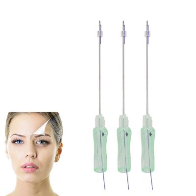 China Easy to use burr 4d W 21g90mm /absorbable facial suture lift pdo hilos thread lift face lift pdo for fine lines for sale