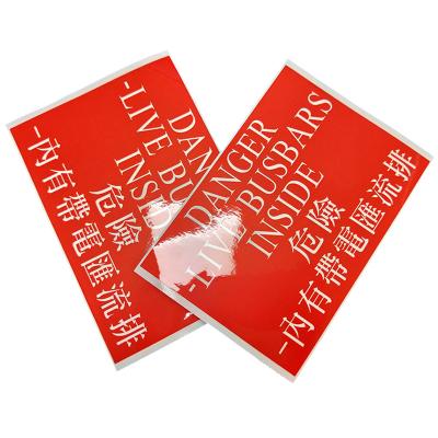 China Waterproof 2022 Customs Sale Sticker Label Warning Label Top Fragile Sticker Candle Roll for sale