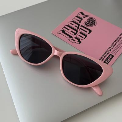 China Fashion Sunglasses Pink cat eye sunglasses female tawny summer high-grade new sunglasses male sunscreen net red retro fashion glasses for sale