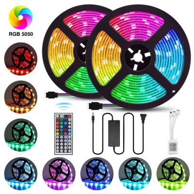 China Special LANDSCAPE Offers 5050 60LEDs/M RGB Multi Color 5M/Roll 12V LED Strip Light for sale