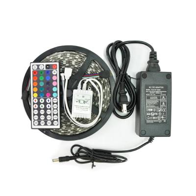 China Shenzhen Hotel Led Lighting New Full Kit, 5m 5050 10m Strip Light + RGB Led Power Adapter + 44 Key Remote Led Strip Kits for sale