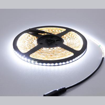 China Desktop High Density Cool Warm White 5mm Width 120leds Ultra Thin White 3528 SMD Led Strip Lights for sale