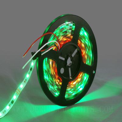 China Hotel variable color smd5050 flexible IC digital RGB ws2811 led strip light 5m 300leds for sale