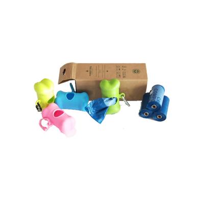 China EGP Factory Customized Biodegradable Dog Poop Dry Bags With Dispenser Biodegradable Pet Waste Bag Packaging for sale