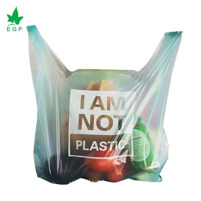 China Food EGP Nature Food Grade 100% Biodegradable Cornstarch Plastic Bags for sale