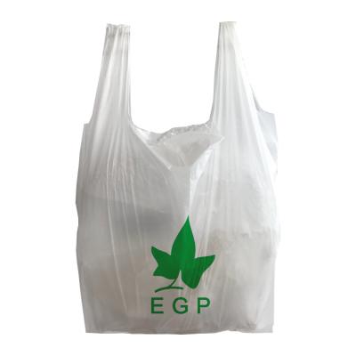 China Wholesale Custom Material EGP Cornstarch Biodegradable Waste Bag With Handle for sale