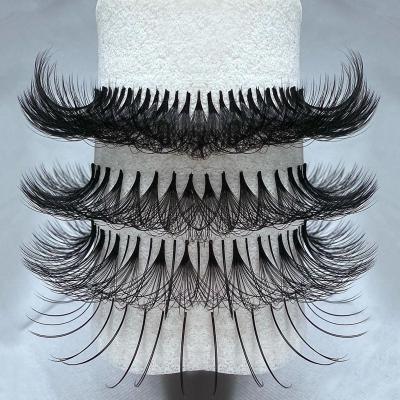 China Different Strands Soft Anrolash Eyelash Extension Cashmere Person Lashes Wholesale Silk Black Mink Volume Eyelash Private Label Extensions for sale