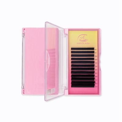 China Qingdao Anrolash Eyelash Extension Sellers Qingdao Anrolash Full Volume Fluffy Quick Fanning Easy Fan Lash Trays With Packaging for sale