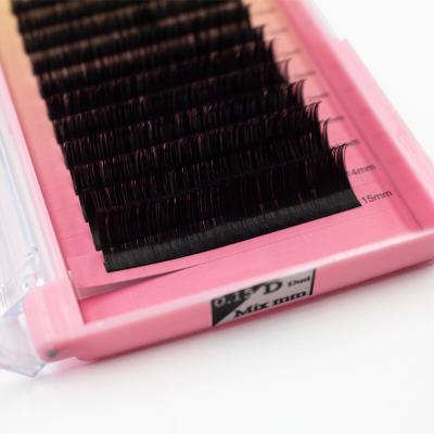 China Hot Selling Full Volume Anrolash Synthetic Silk Classic Eyelash Extension Trays 0.03 Licks That Look Like Individual for sale