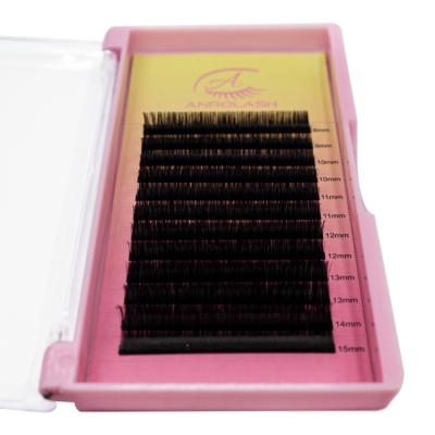 China Full Volume Anrolash Individual Wholesale 03 Volume Cheap Eyelash Extension Supplies Soft Trays Lash Extension Classic .18 Hair Volume for sale