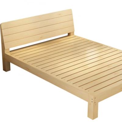 China Kainice Marry Modern European Solid Wood Bed Kids Economic Japanese Simple Solid Wood Double Bed Modern Frame for sale